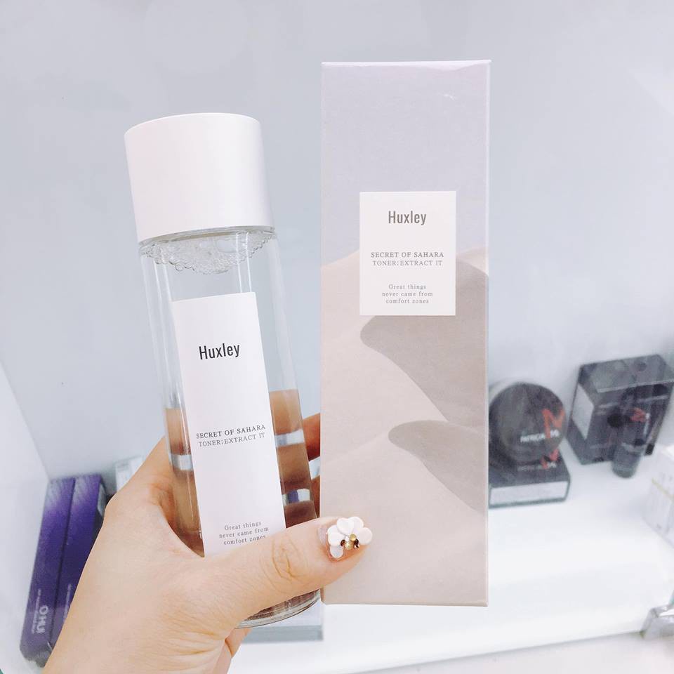 Nước Hoa Hồng Dưỡng Ẩm Và Làm Sạch Da Chiết Xuất Xương Rồng Huxley Secret Of Sahara Toner Extract It 120ml