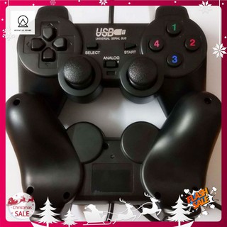 AQ Shop Combo 2 Tay cầm chơi game PS cho PC/Laptop kết nối USB - Cao cấp