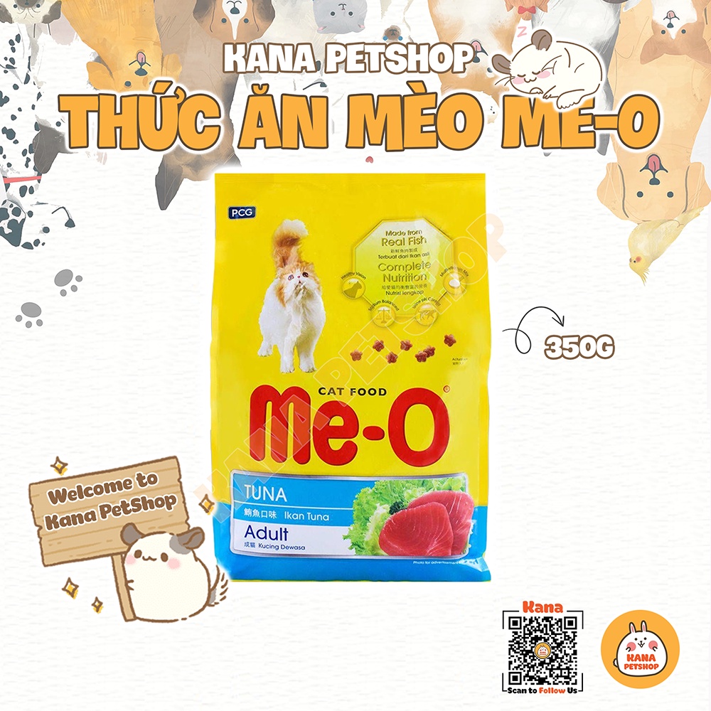 [Mã 155FMCGSALE giảm 7% - tối đa 100K đơn 500K] Thức Ăn Cho Mèo Me-O FREESHIP 350G Me o CHÍNH HÃNG Dành Cho Mèo .