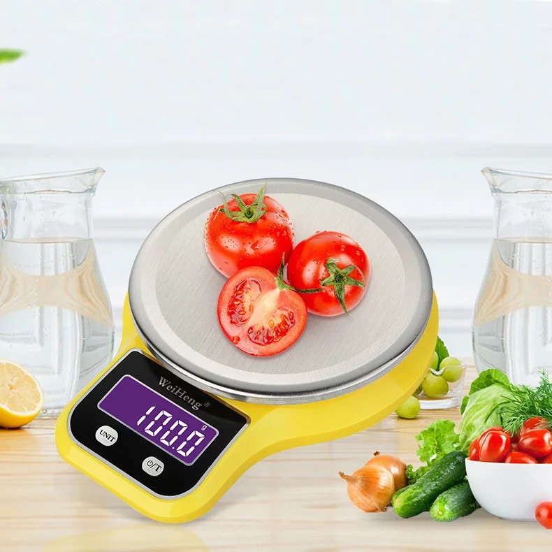 Cân Điện Tử Mini Cân Nhà Bếp 5kg Cân Tiểu Ly Tặng Tô Chứa 600ml Siêu Chính Xác Bảo Hành 1 Năm Shop QUA Weiheng