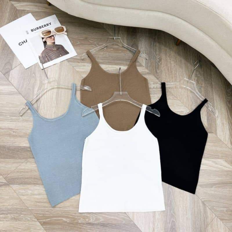 Áo 2 dây len hàng QC