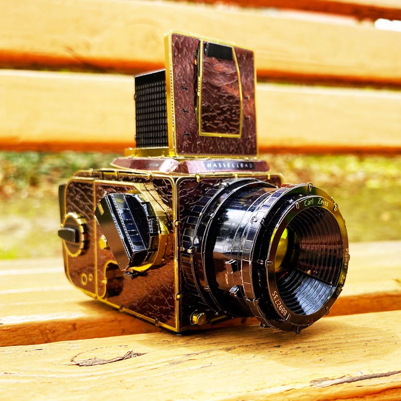 Mô Hình Kim Loại Lắp Ráp 3D máy ảnh màu