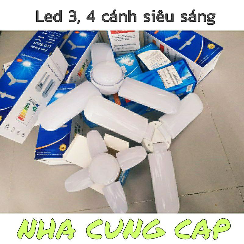 BÓNG LED 3 CÁNH 4 CÁNH MẪU MỚI