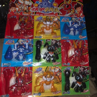 Vỉ siêu nhân mãnh thú 9 con loại to siêu mới