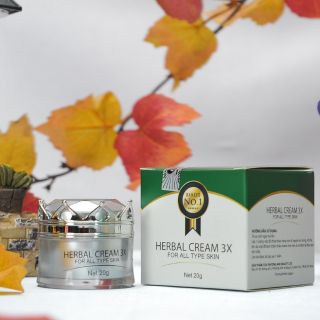 FREESHIP Kem dưỡng trắng da HERBAL CREAM 3X