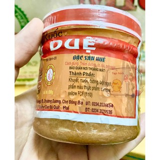 Mắm ruốc bà Duệ chính gốc