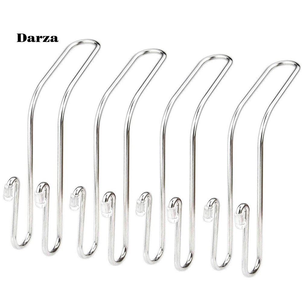 Dar DAR DAR ✤ Bộ 4 Móc Treo Lưng Ghế Xe Hơi Bằng Thép Không Gỉ