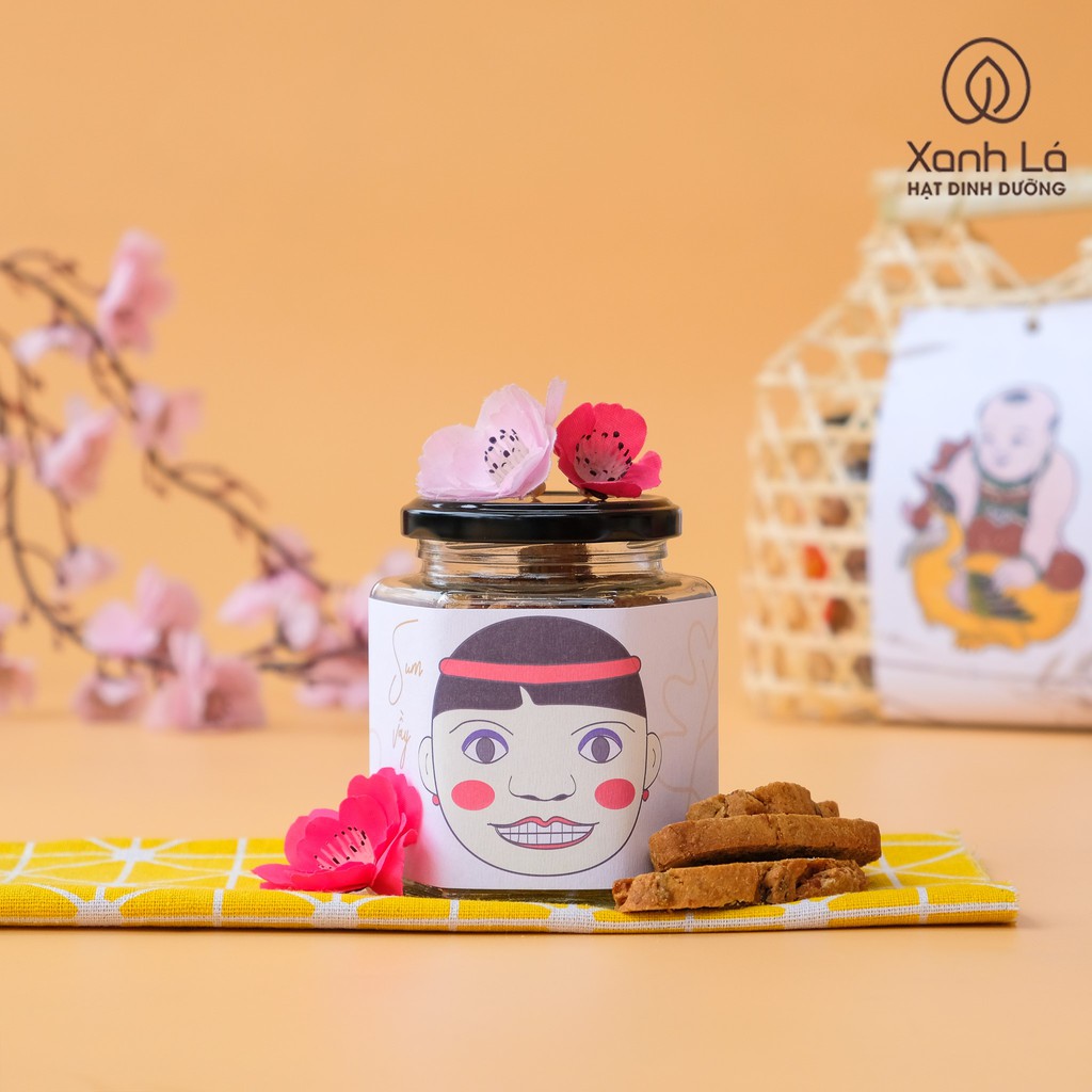 Bộ quà Tết "HẠNH PHÚC" 2022 bánh dinh dưỡng cao cấp, sang trọng Xanh Lá | BigBuy360 - bigbuy360.vn