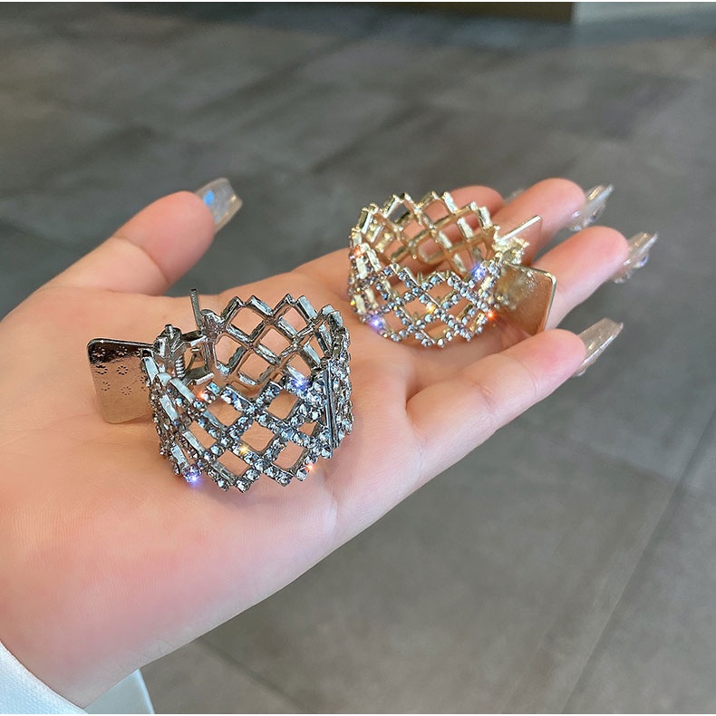 Kẹp Tóc Đính Đá Và Ngọc Trai Xinh Xắn Dành Cho Nữ