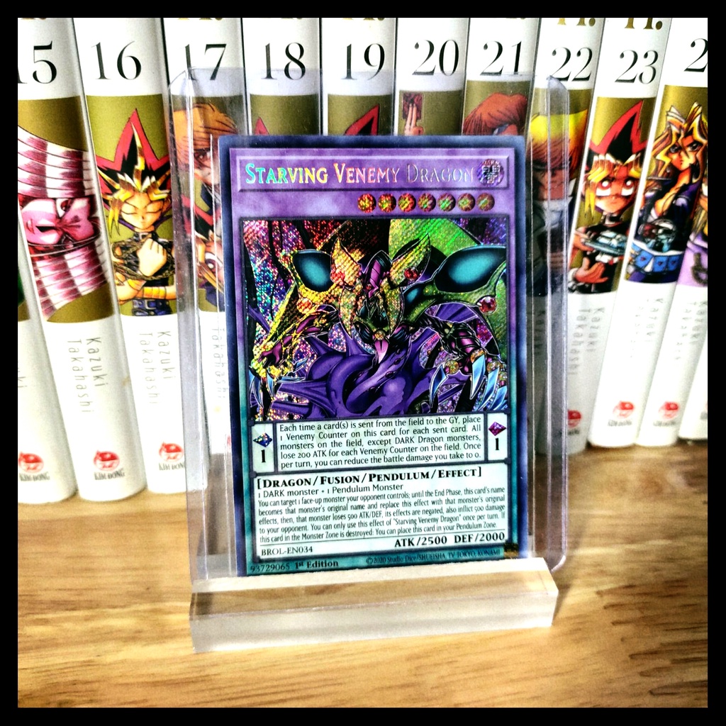 Thẻ bài yugioh chính hãng  Starving Venemy Dragon – Secret Rare