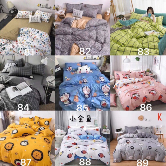 Bộ CHĂN GA GỐI COTTON POLY NHẬP- Hàng QUẢNG CHÂU