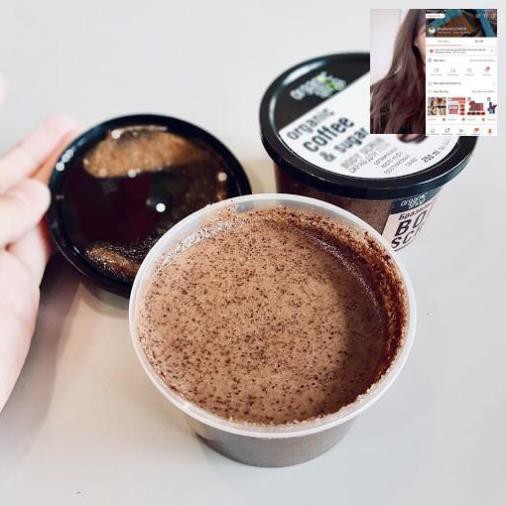 Kem Tẩy Tế Bào Chết Toàn Thân Nga Organic Shop Coffe & Sugar Body Scrub - 250ml