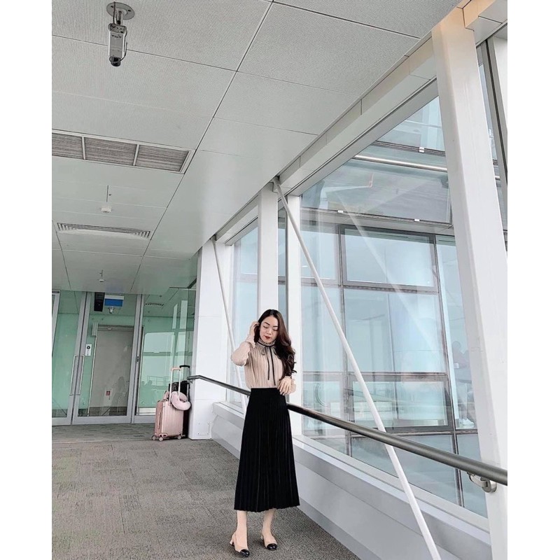 Chân váy xếp ly dáng dài (Hàng đẹp) | BigBuy360 - bigbuy360.vn