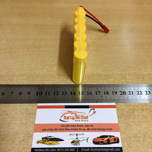 Pin sạc 7.2V dung lượng 400mAh chân đỏ JST