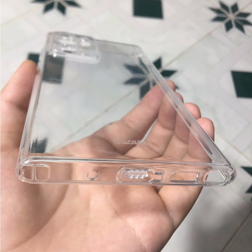 Ốp lưng dẻo OU Case cho Galaxy Note 20 Ultra bảo vệ camera trong suốt