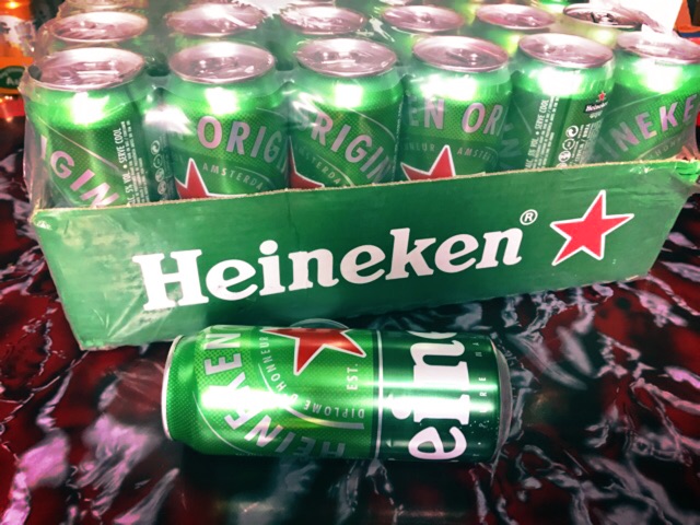 [SIÊU RẺ] Thùng Bia Heineken Hà Lan 24 lon 500ml