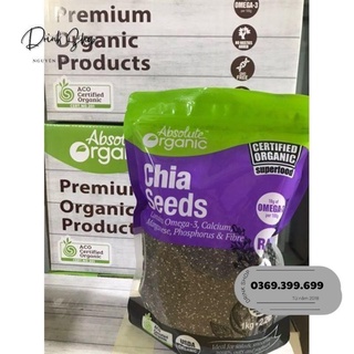 Hạt Chia Úc Absolute Organic Hữu Cơ - Gói 1kg