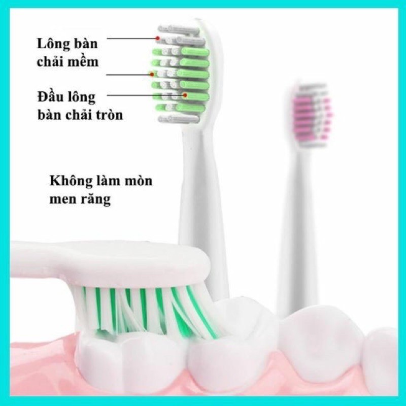 (Tặng kèm 3 đầu bàn chải) Bàn chải đánh răng điện cao cấp 5 chế độ MELISSA SONICARE