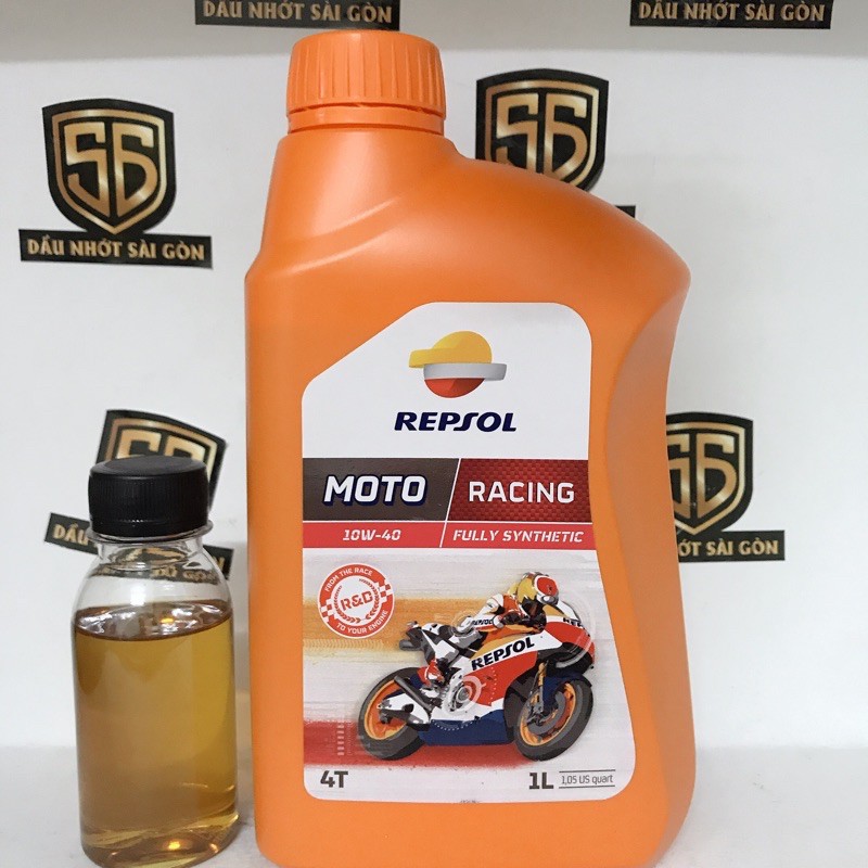 Nhớt Repsol Racing 10W40 4T Fully Synthetic 1 Lít cho mọi loại xe máy