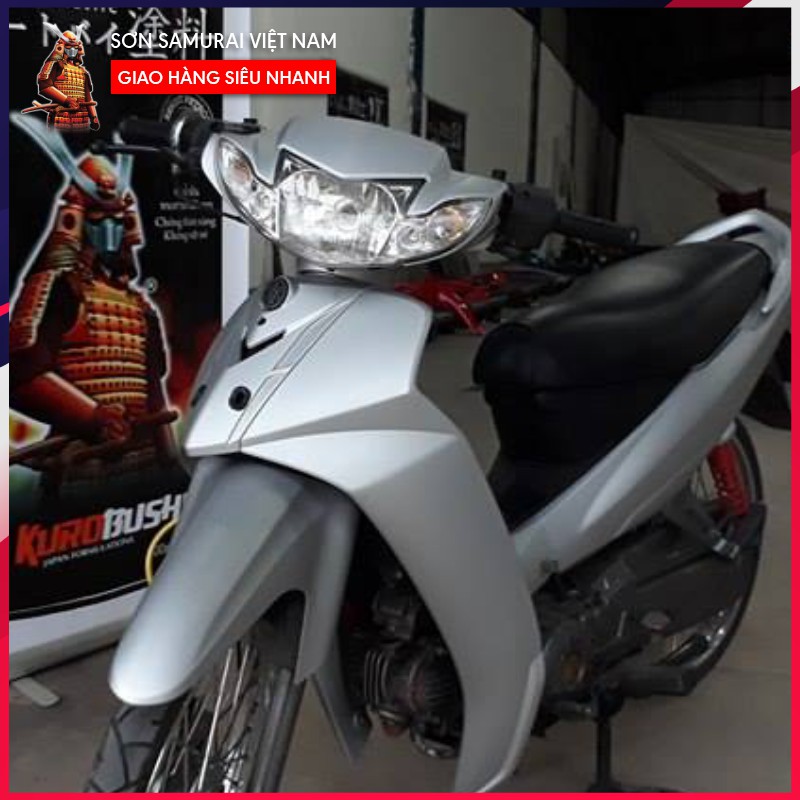 Sơn Samurai Màu Bạc 124 - Quy trình Sơn Samurai màu Bạc