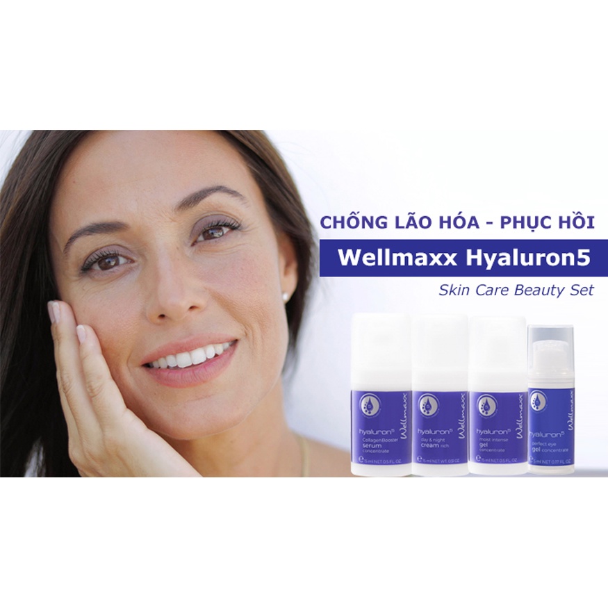 Bộ sản phẩm chăm sóc da Wellmaxx Hyaluron5 Skin Care Beauty