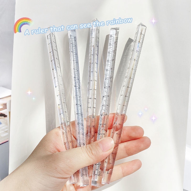 Thước Đo Hình Tam Giác Dễ Thương Cho Học Sinh 15cm