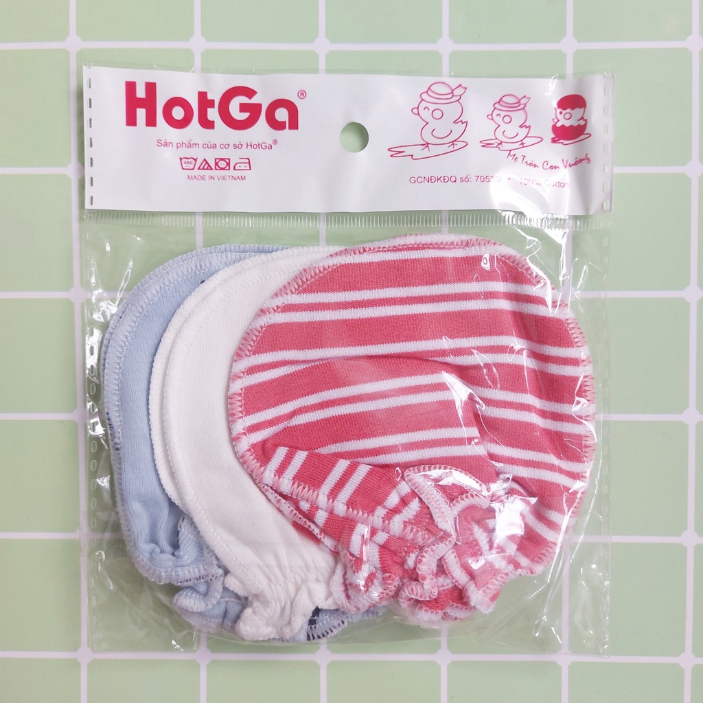 Combo 3 đôi bao tay Hotga cho bé sơ sinh