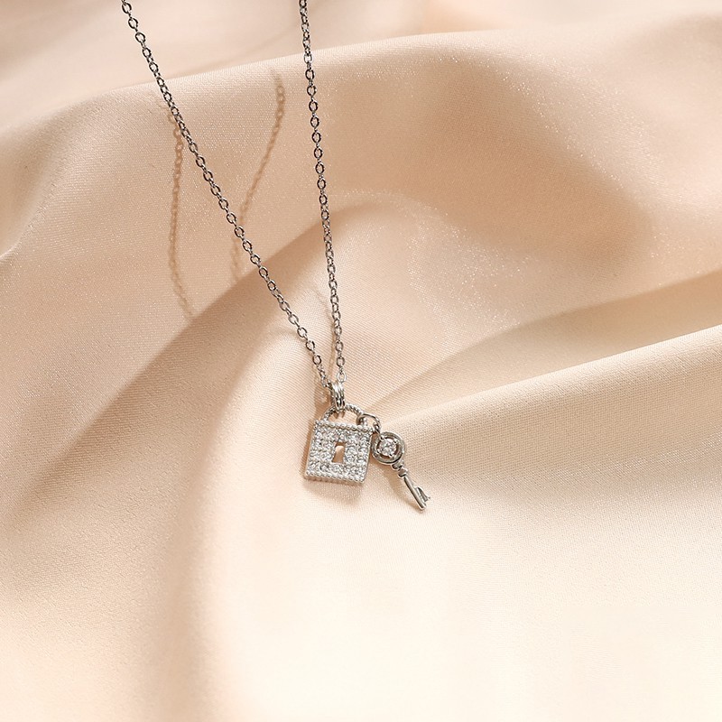 Dây Chuyền Bạc Ổ Khoá Thời Trang TNC JEWELLERY