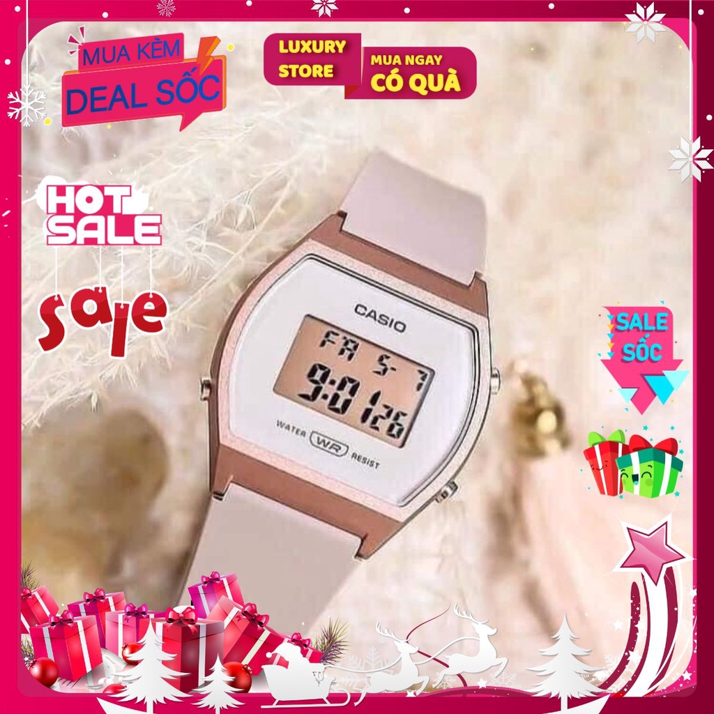 Đồng hồ nữ Casio Pink LW - 204 - 4ACF size 34mm full box hãng xinh cực kì, giá yêu thương