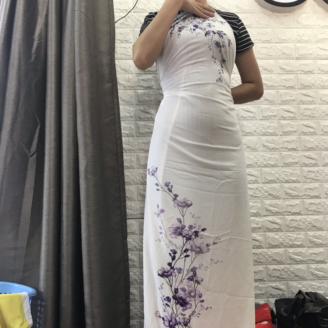 Vải áo dài in 3d
