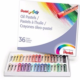 SÁP DẦU PENTEL, OIL PASTEL PENTEL 36 MÀU-Dụng cụ vẽ Tâm Tâm