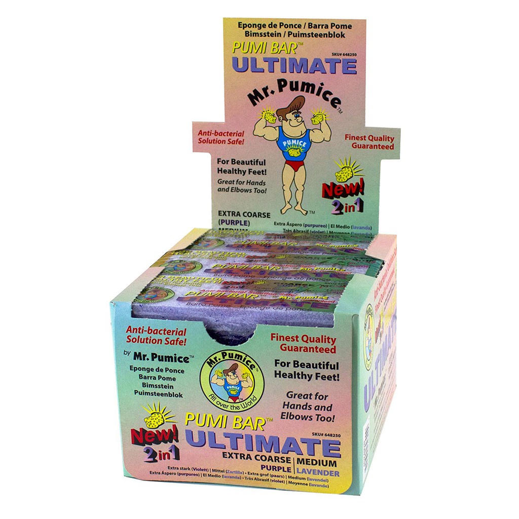 Đá bọt biển  chà gót chân Pumi Bar by Mr. Pumice