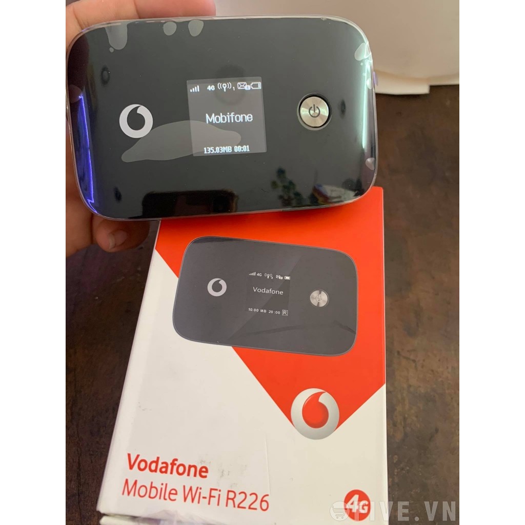 Bộ Phát Wifi 3G 4G Vodafone Lte R226 Cat 6 Tốc Độ 300Mbps - Pin 3000mah