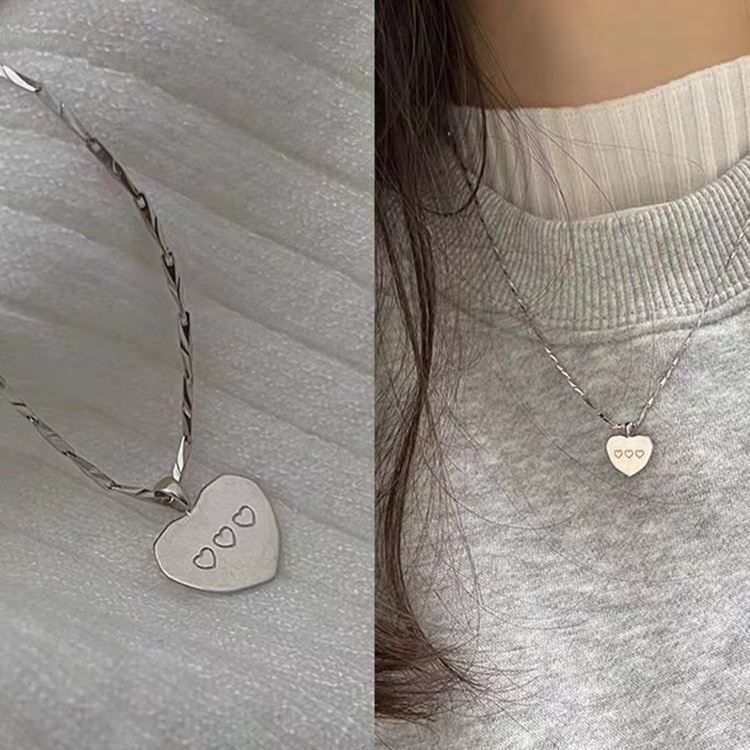 Vòng Cổ Dây Xích Thiết Kế Đơn Giản Phong Cách Mới Hàn Quốc Dễ Phối Đồ Dành Cho Bạn Gái