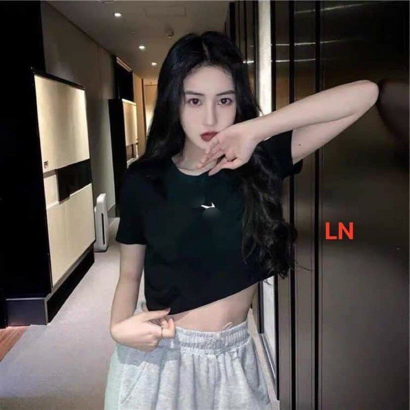 Áo croptop bodip phây co giãn 4 chiều♥️ Freesize. Từ 40kg tới 53kg  co giãn tốt tôn dáng giá rẻ