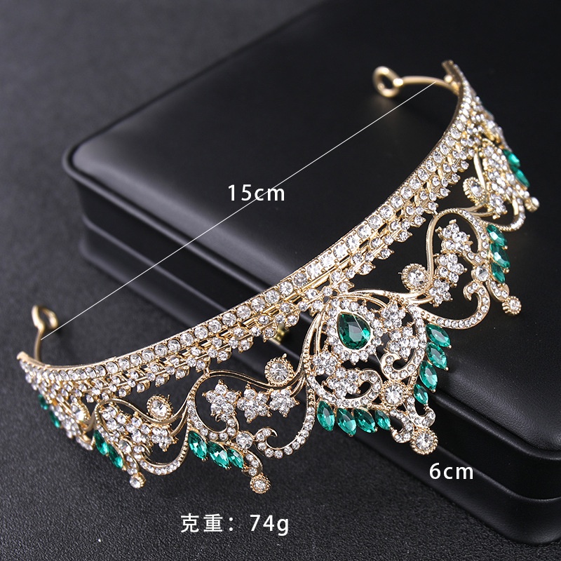 Cài Tóc Hình Vương Miện Đính Đá Thời Trang Cho Nữ