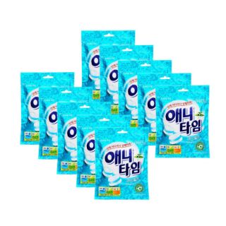 Combo 10 gói kẹo bạc hà Lotte Anytime 60g