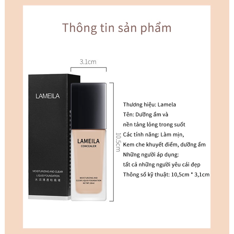 Kem nền che khuyết điểm BB Cream Lameila-K-30ml-3063-3#