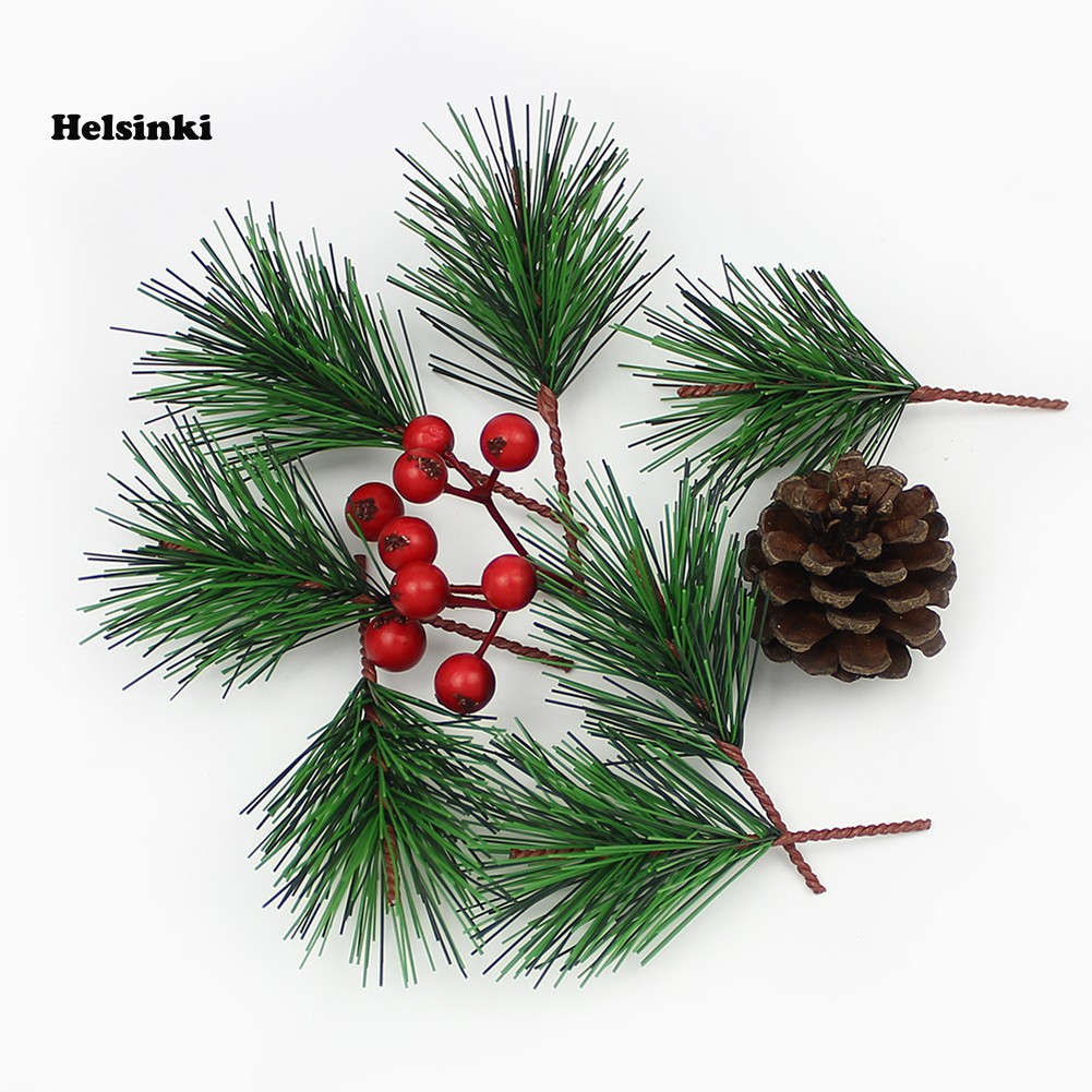Set 10 Nhánh Cây Thông Giả Trang Trí Giáng Sinh