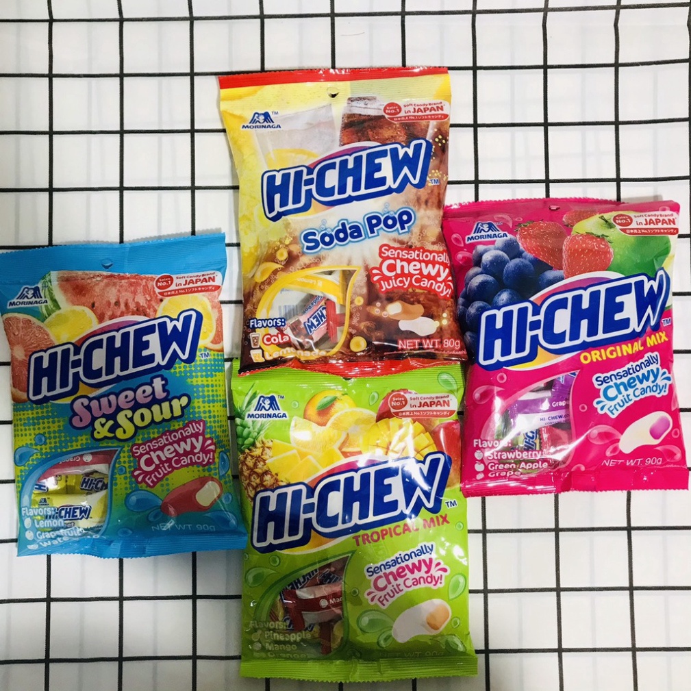 GÓI KẸO DẺO HI CHEW TRÁI CÂY 90G