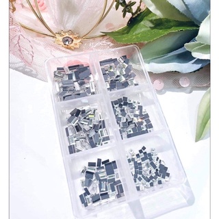 Đá chân bằng mix size, đá khối vuông, chữ nhật