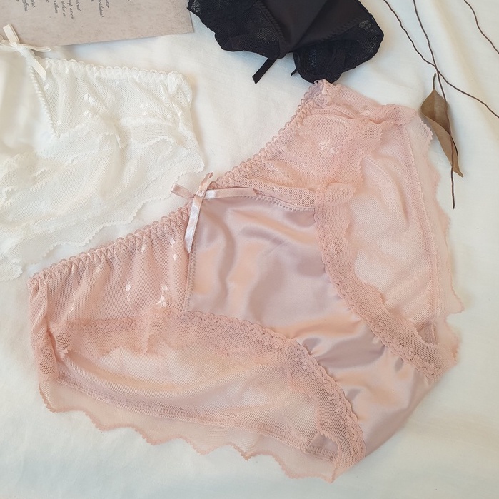 Quần Lót Ren Phối Lụa Cao Cấp LACY LAEM
