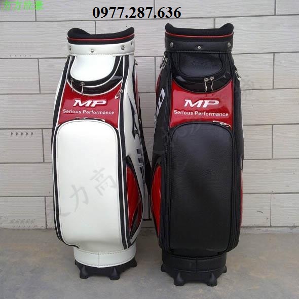 Túi đựng gậy chơi golf Mizuno túi chơi golf da PU 14 - 16 gậy chống nước chống bụi TM026