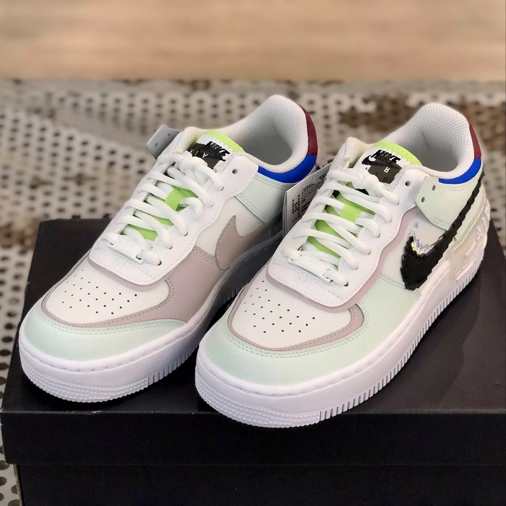 Giày chính hãng Nike Air Force 1 Shadow Low 'Pixel Barely Green' - CV8480 300