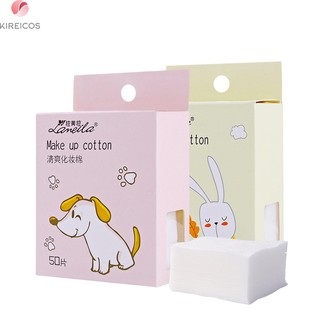 Hộp bông tẩy trang hình thú cute 50 miếng B0106 Lameila - Giao Mẫu Ngẫu Nhiên
