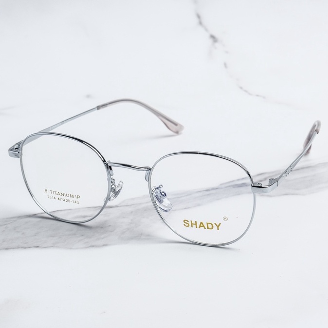 Gọng Kính Cận Titanium Shady Unisex G2303