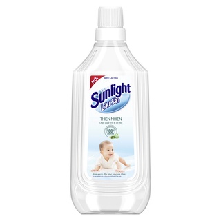 Nước lau sàn Sunlight thiên nhiên tre nha đam em bé/ sả chanh yuyu chai 1kg