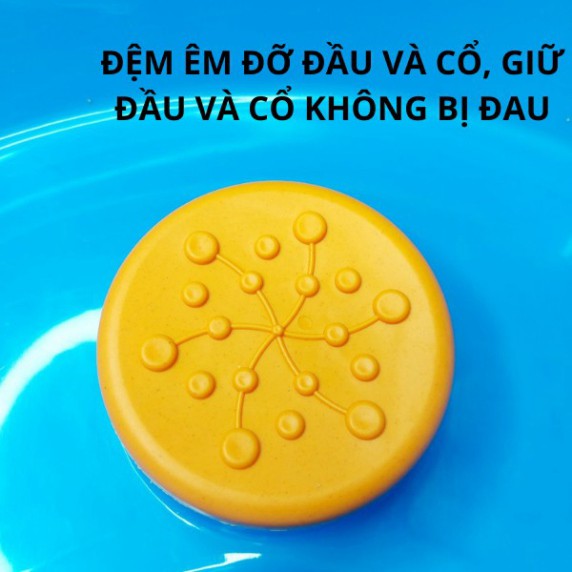 Chậu/thau gội đầu tại giường thư giãn/chăm sóc người bệnh/ phụ nữ sau sinh/ người già không có đệm silicon