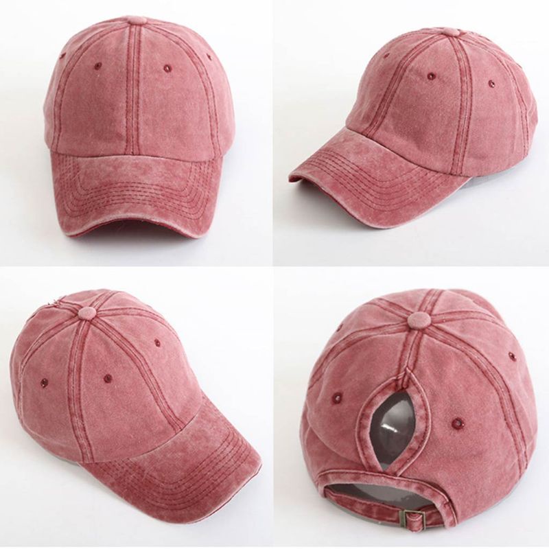 Mũ Lưỡi Trai Cotton Màu Sắc Trơn Phong Cách Vintage Dành Cho Nam Và Nữ