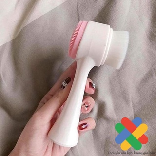Cọ massage rửa mặt 2 ĐẦU đa năng tiện dụng
